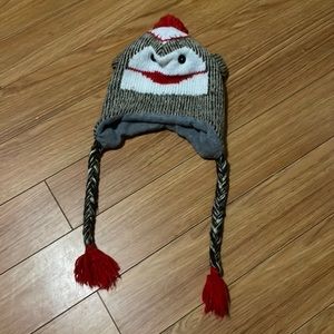 Sock Monkey Winter Hat Toque